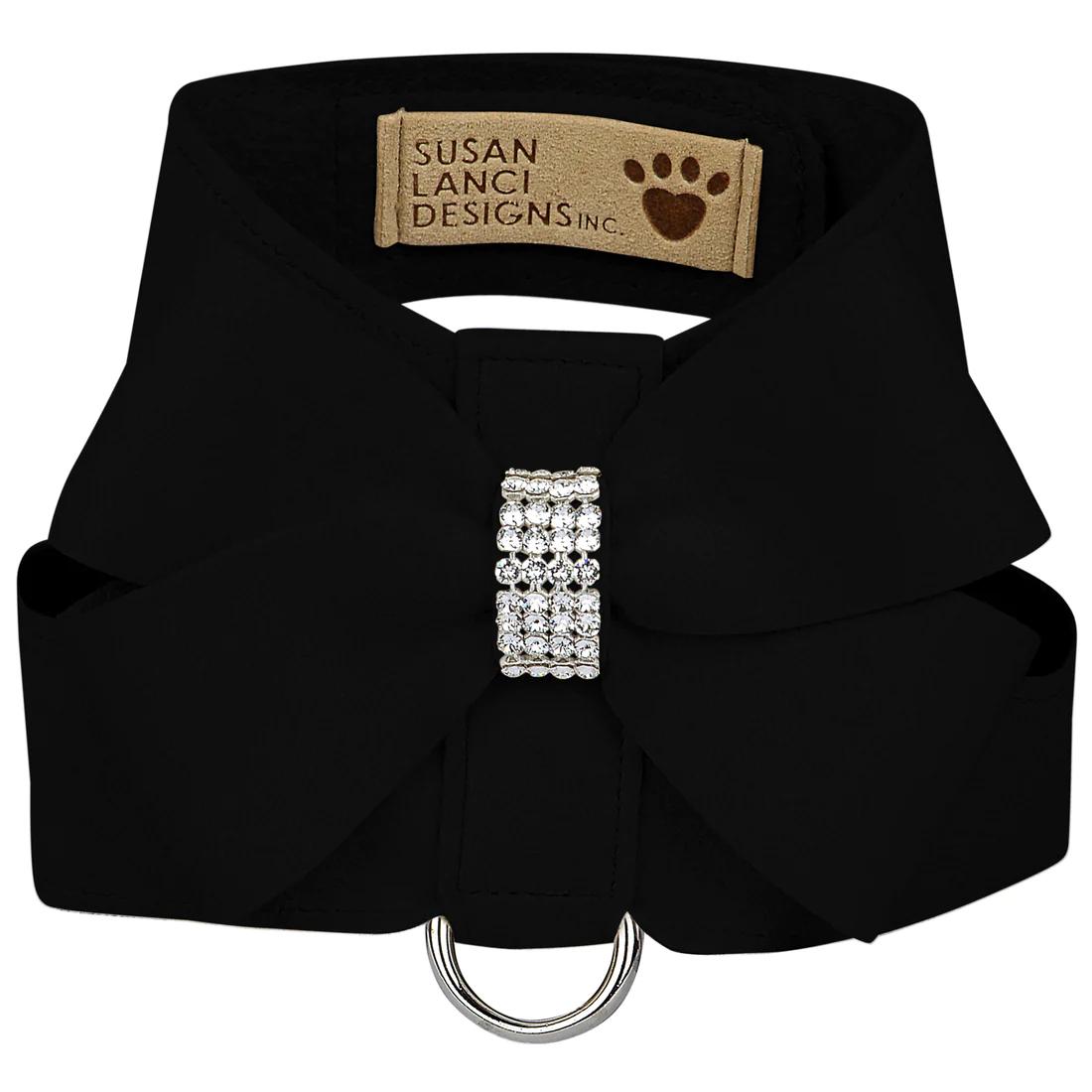 Nouveau Bow Tinkie Dog Harness Black